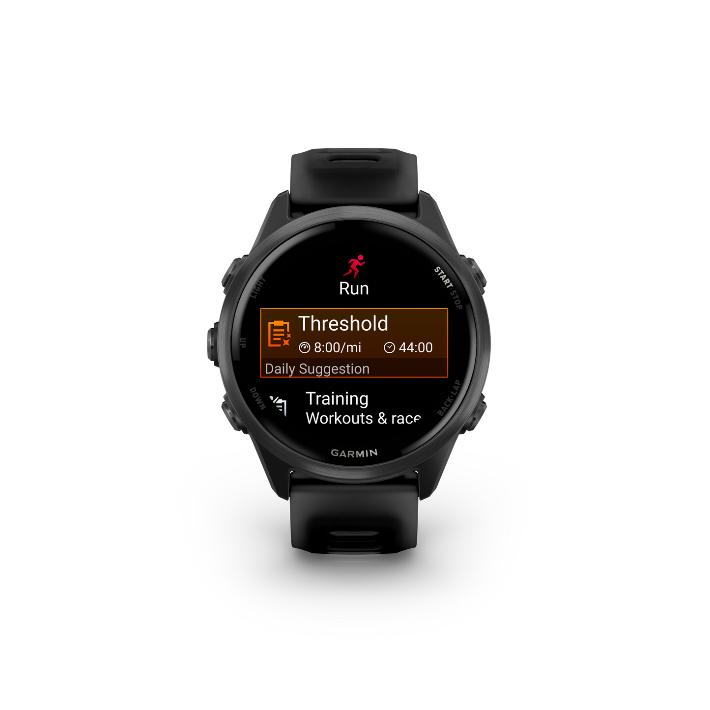 Forerunner® 570 - 42mm, Slate Gray Aluminum with Translucent Black/Black Band