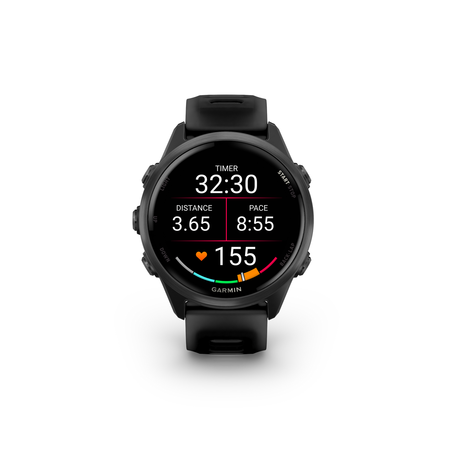 Forerunner® 570 - 42mm, Slate Gray Aluminum with Translucent Black/Black Band