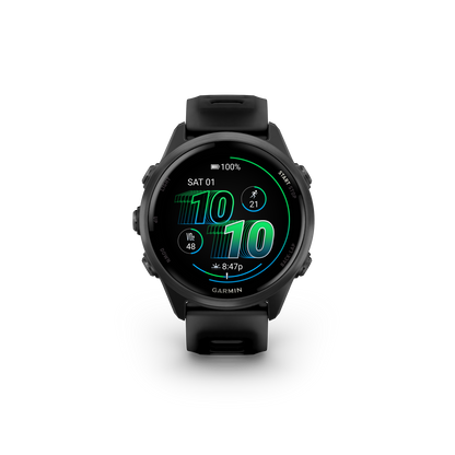 Forerunner® 570 - 42mm, Slate Gray Aluminum with Translucent Black/Black Band