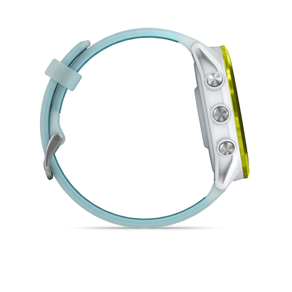 Forerunner® 570 - 47mm, Amp Yellow Aluminum with Translucent Whitestone/Turquoise Band