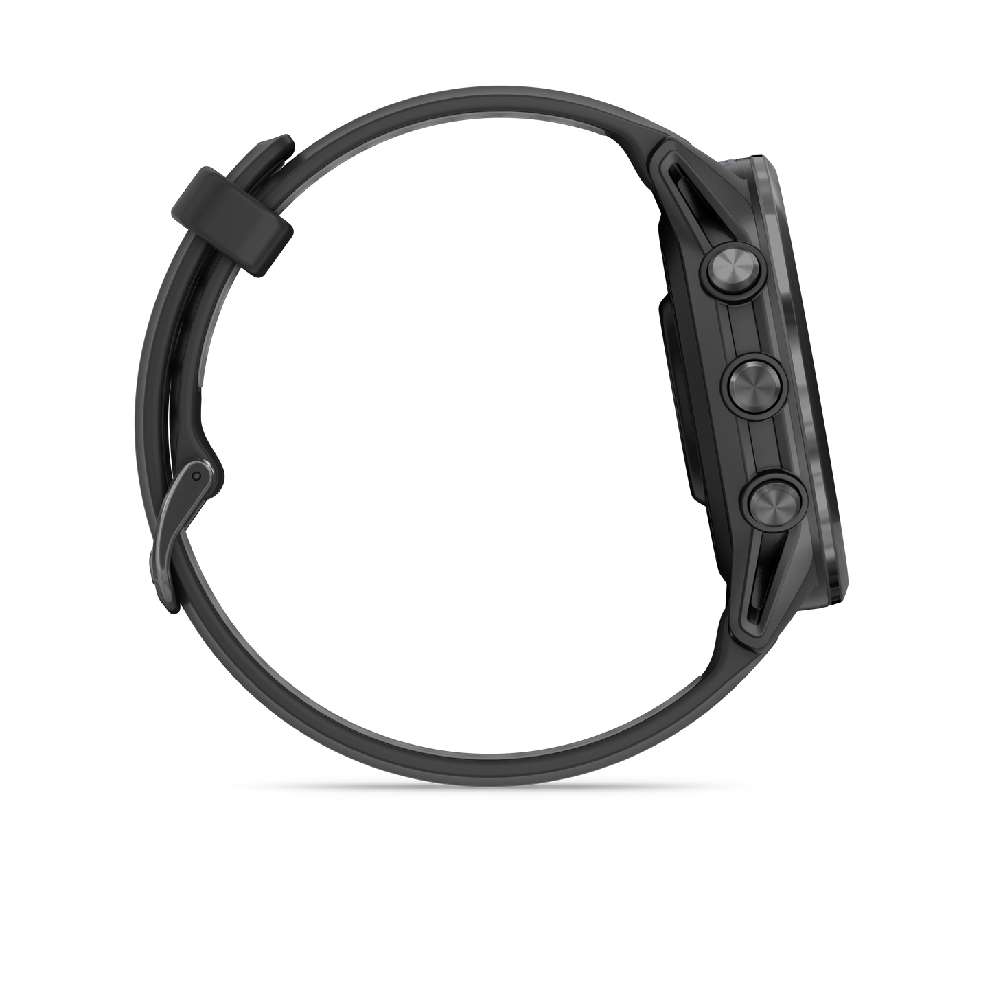 Forerunner® 970, Carbon Gray DLC Titanium with Black Case and Black/Translucent Whitestone Band