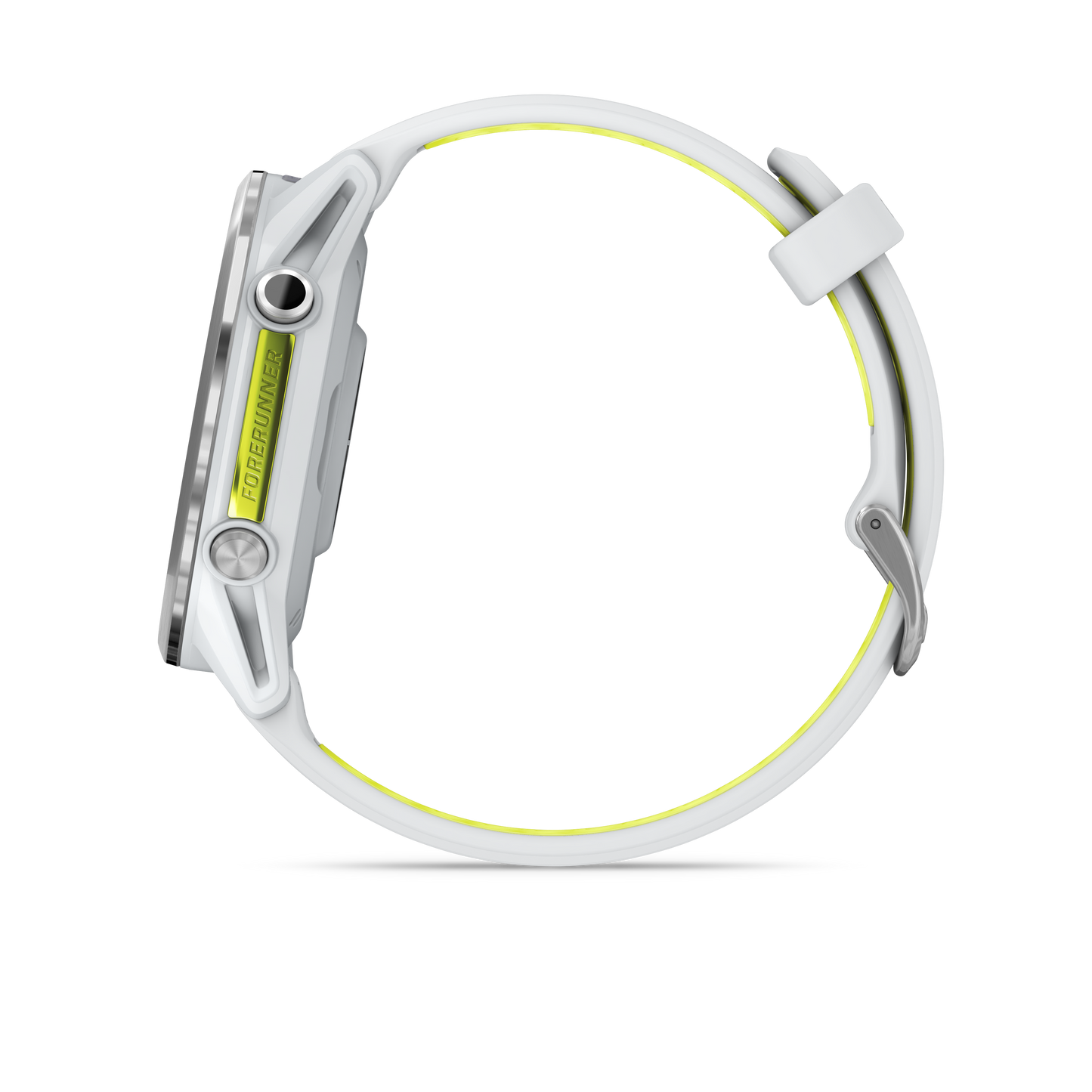 Forerunner® 970, Titanium with Whitestone Case and Whitestone/Translucent Amp Yellow Band