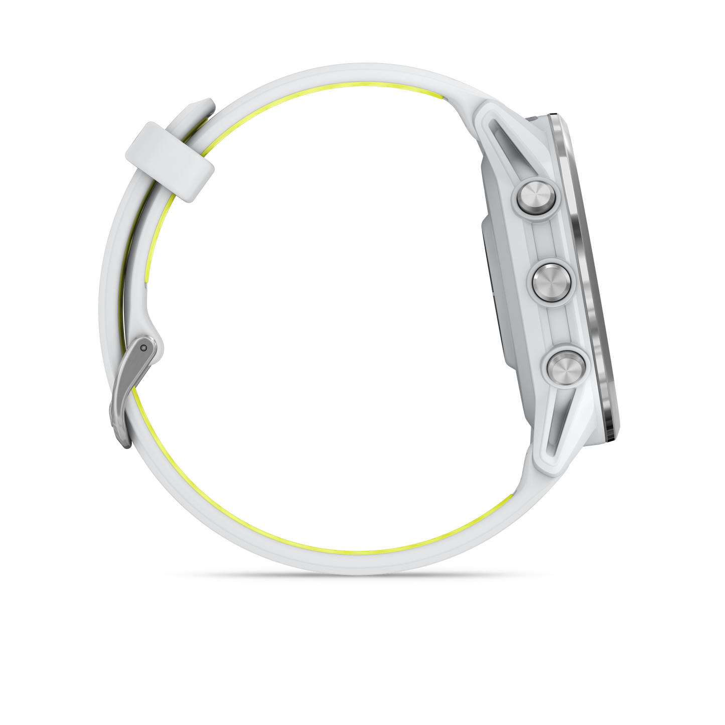 Forerunner® 970, Titanium with Whitestone Case and Whitestone/Translucent Amp Yellow Band