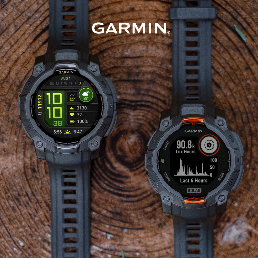 Instinct 3 – 45 mm, AMOLED, Black with black silicone band