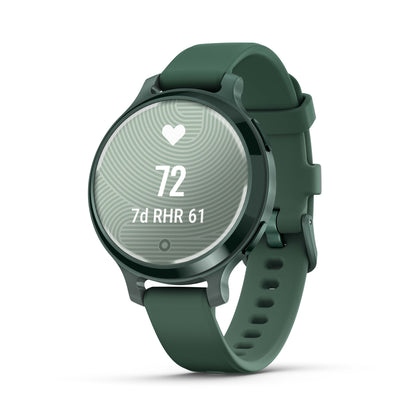Garmin Lily 2 Active Jasper Green with Silicone Band