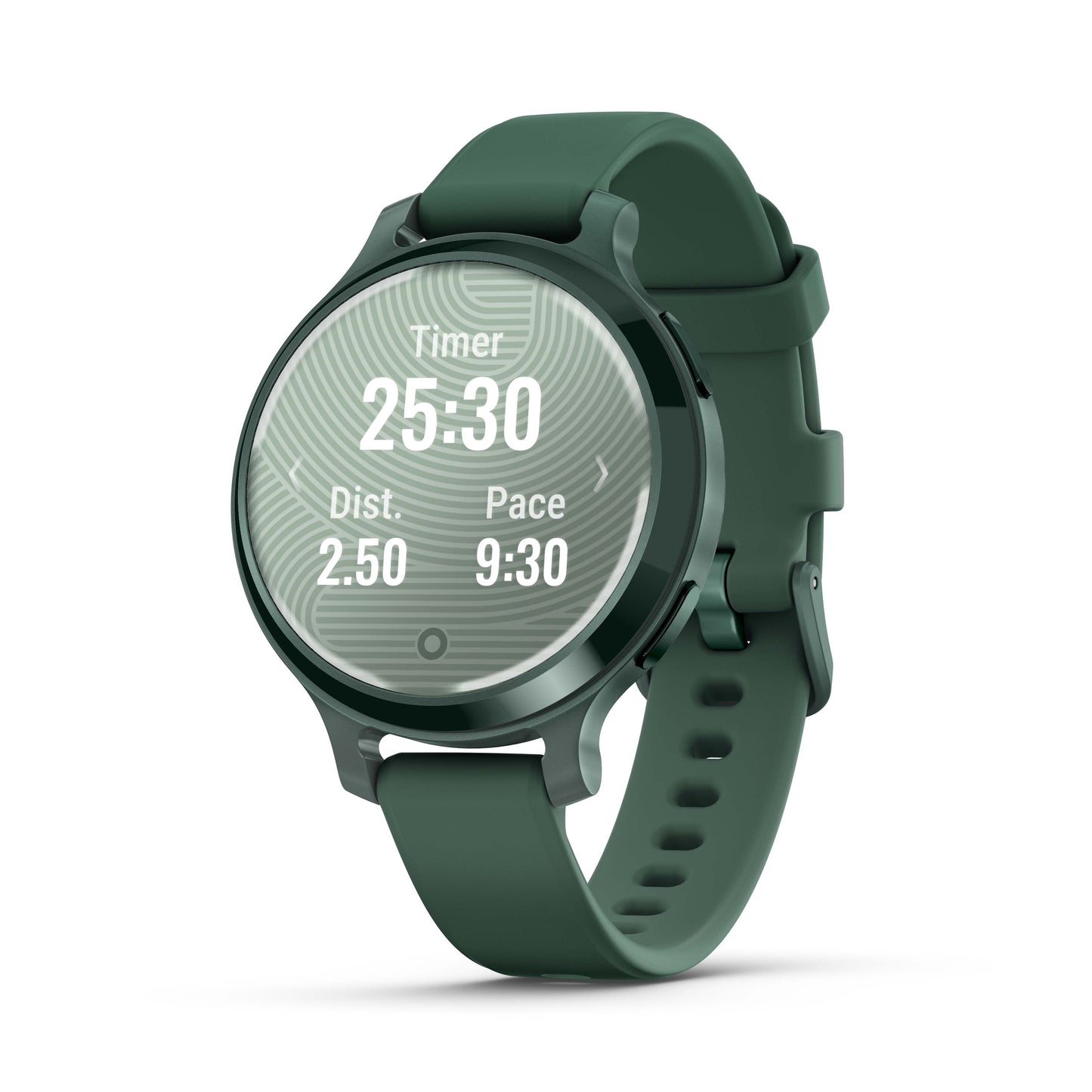 Garmin Lily 2 Active Jasper Green with Silicone Band