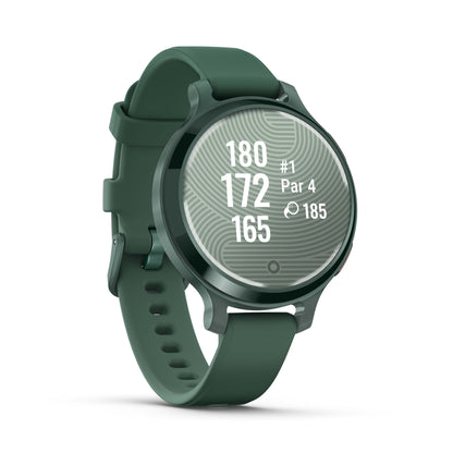 Garmin Lily 2 Active Jasper Green with Silicone Band