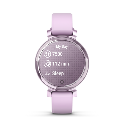 Lily 2 - Metallic Lilac with Lilac Silicone Band