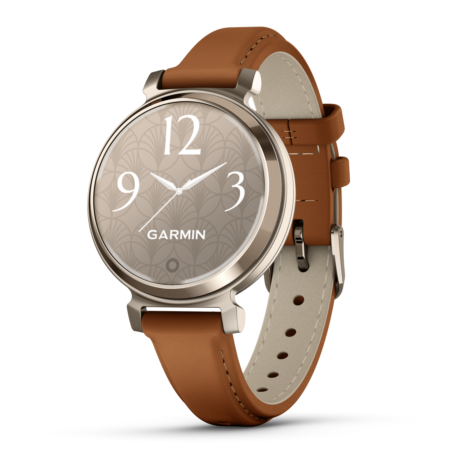 Lily 2 Classic - Cream Gold with Tan Leather Band