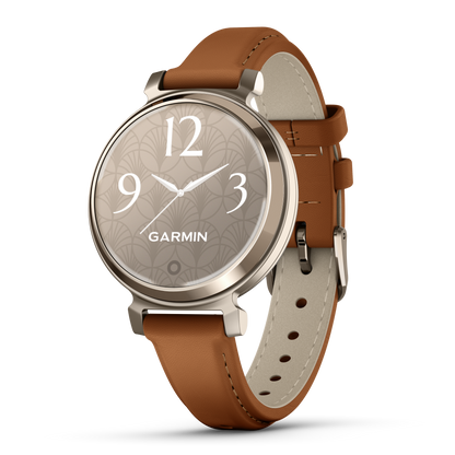 Lily 2 Classic - Cream Gold with Tan Leather Band