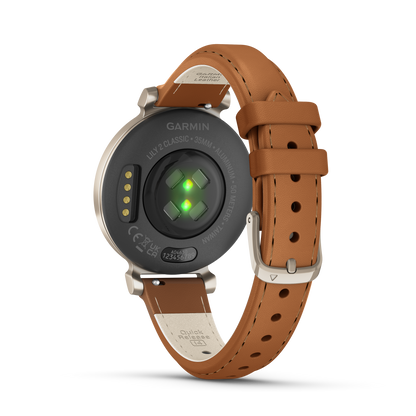Lily 2 Classic - Cream Gold with Tan Leather Band