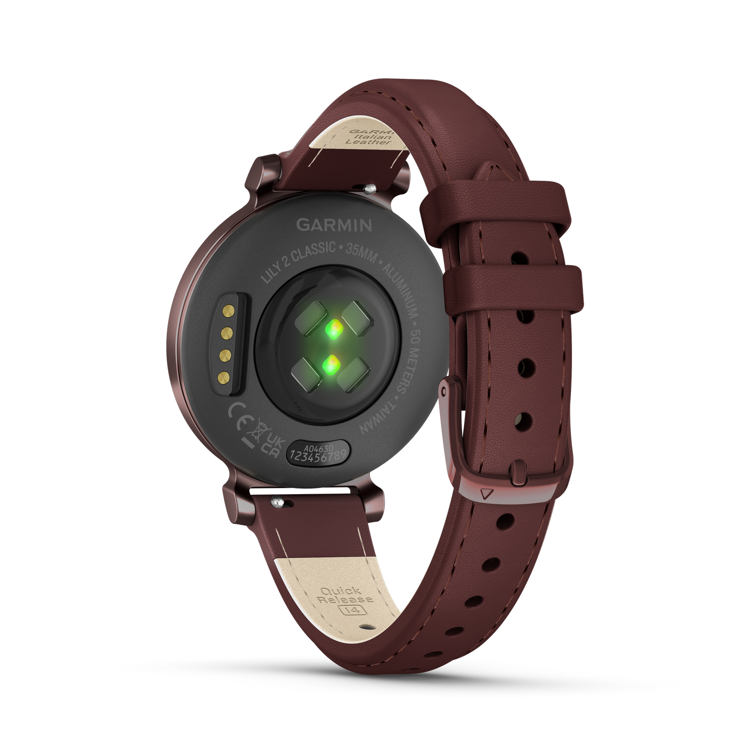 Lily 2 Classic - Dark Bronze with Mulberry Leather Band