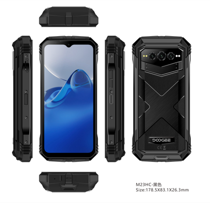 DOOGEE V Max Pro - Rugged Phone - Obsidian Black