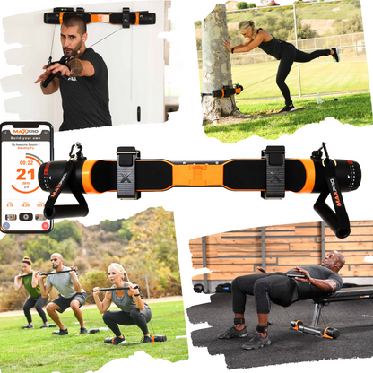 MAXPRO SmartConnect Portable Smart Cable Home Gym - Orange