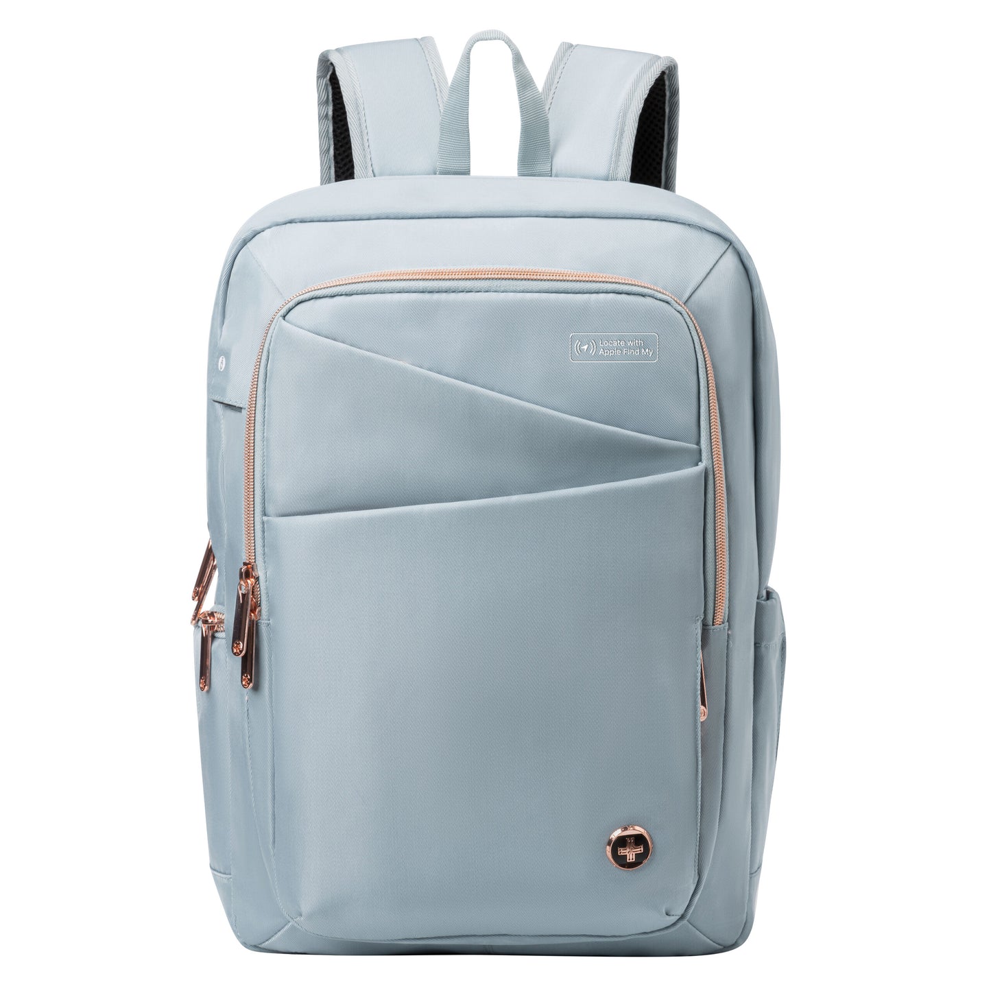 KATY ROSE Teal Blue Backpack with Built-in SDD Finder