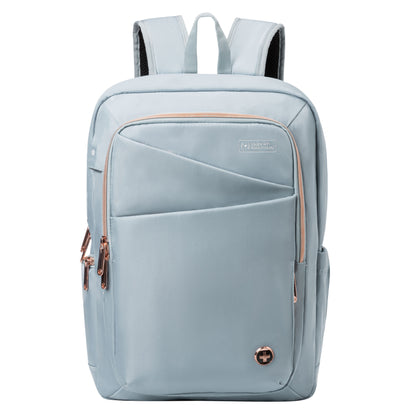 KATY ROSE Teal Blue Backpack with Built-in SDD Finder