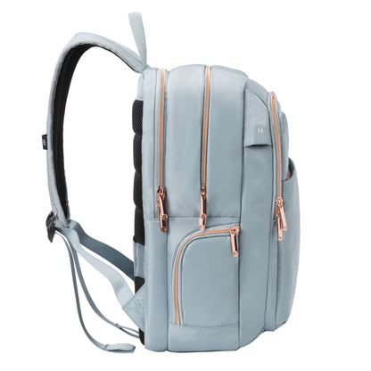 KATY ROSE Teal Blue Backpack with Built-in SDD Finder