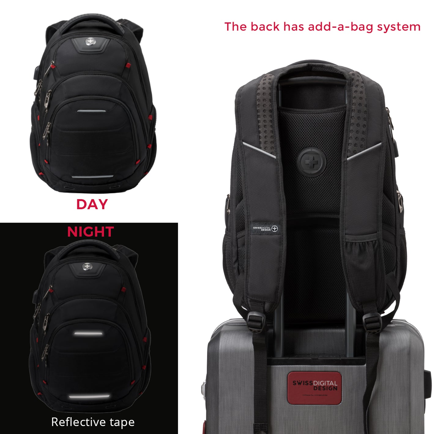NEPTUNE Black Backpack with SDD Finder