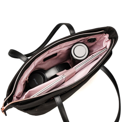 KATY ROSE NG Black Tote Bag with LED Light