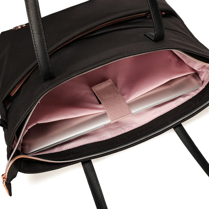 KATY ROSE NG Black Tote Bag with LED Light