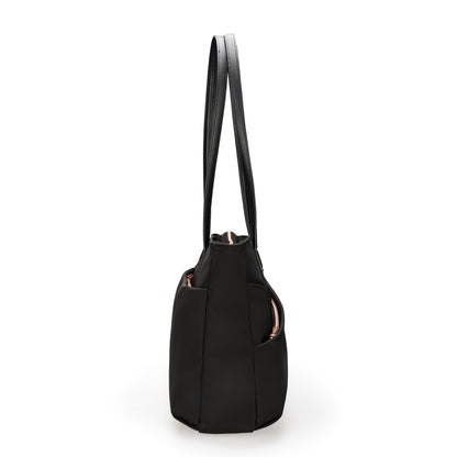KATY ROSE NG Black Tote Bag with LED Light