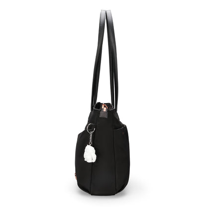 KATY ROSE NG Black Tote Bag with LED Light