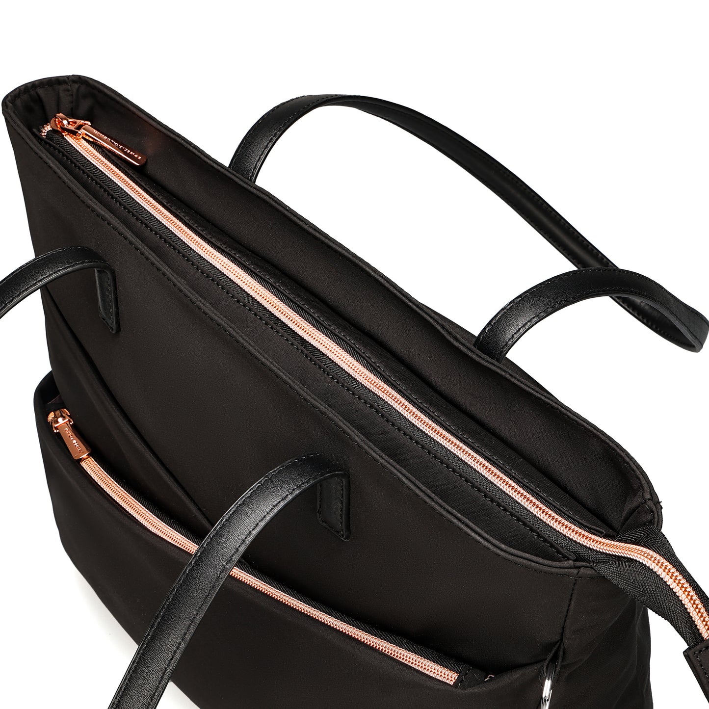 KATY ROSE NG Black Tote Bag with LED Light