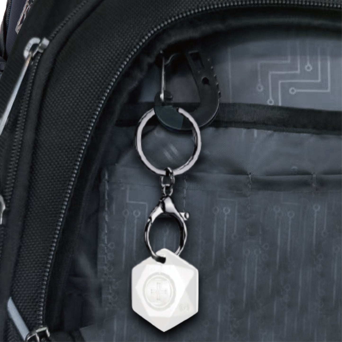 TERABYTE Black/Red Backpack with SDD Finder