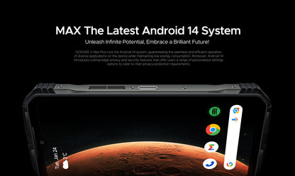 DOOGEE V Max Plus - Rugged Phone - Obsidian Black