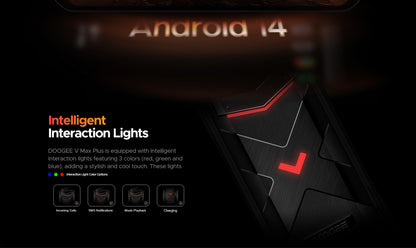 DOOGEE V Max Plus - Rugged Phone - Obsidian Black