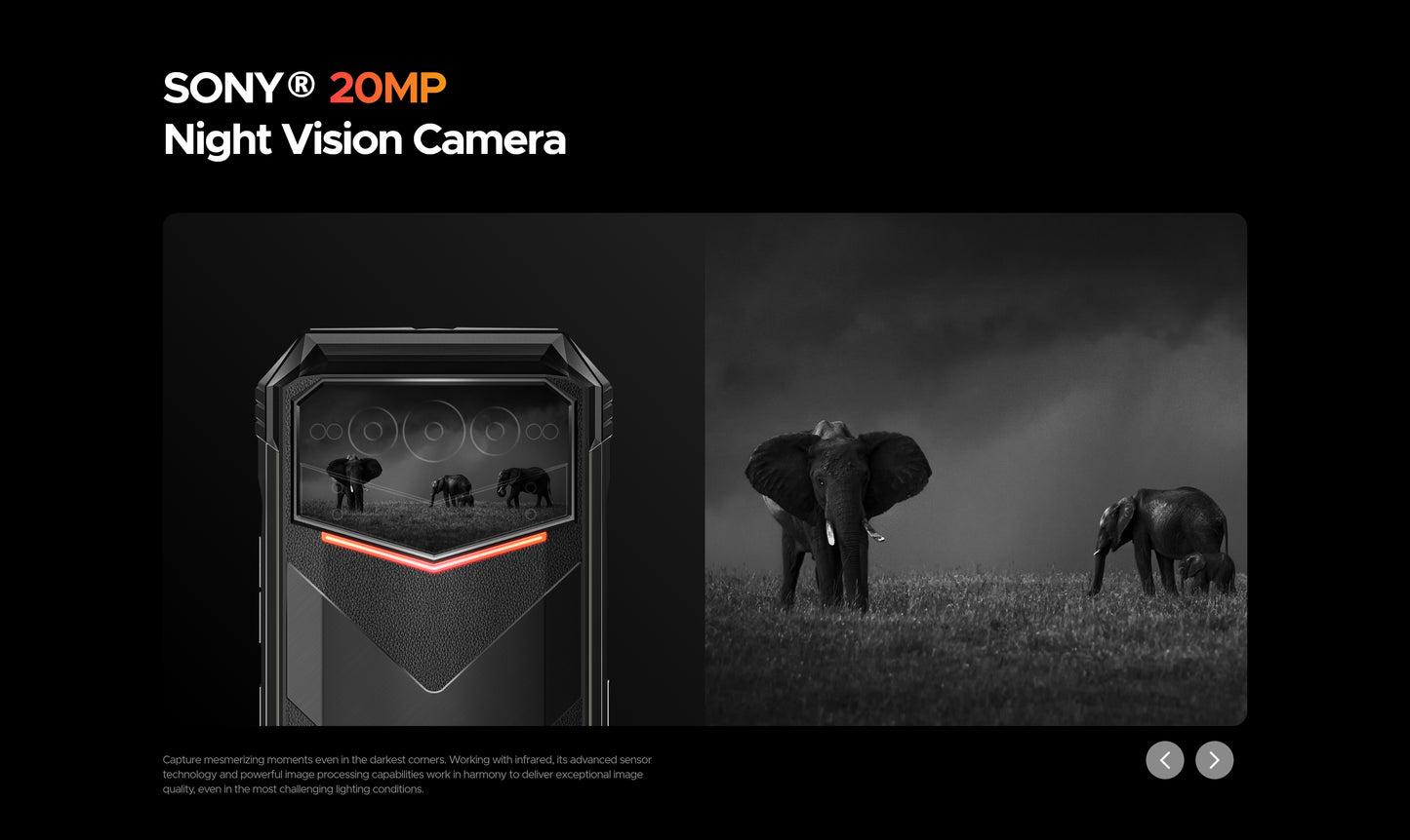 DOOGEE V Max Plus - Rugged Phone - Obsidian Black