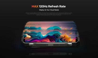 DOOGEE V Max Plus - Rugged Phone - Obsidian Black