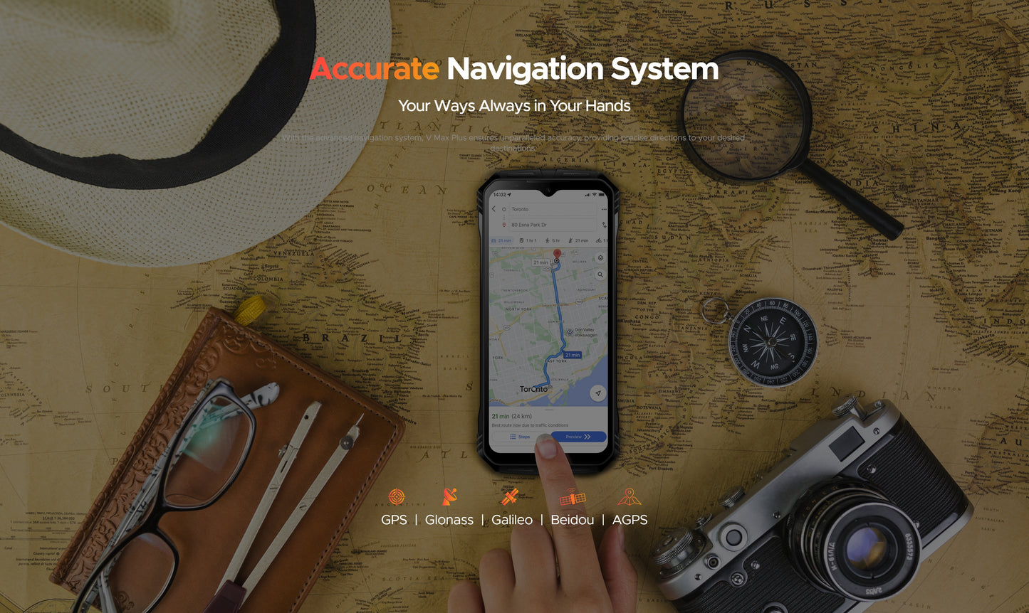 DOOGEE V Max Plus - Rugged Phone - Obsidian Black