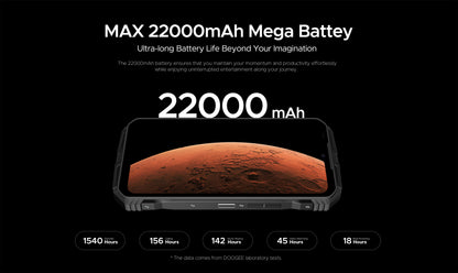 DOOGEE V Max Plus - Rugged Phone - Obsidian Black