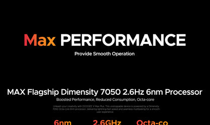 DOOGEE V Max Plus - Rugged Phone - Obsidian Black