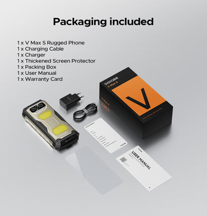 DOOGEE V Max S - Rugged Phone - Lead Grey