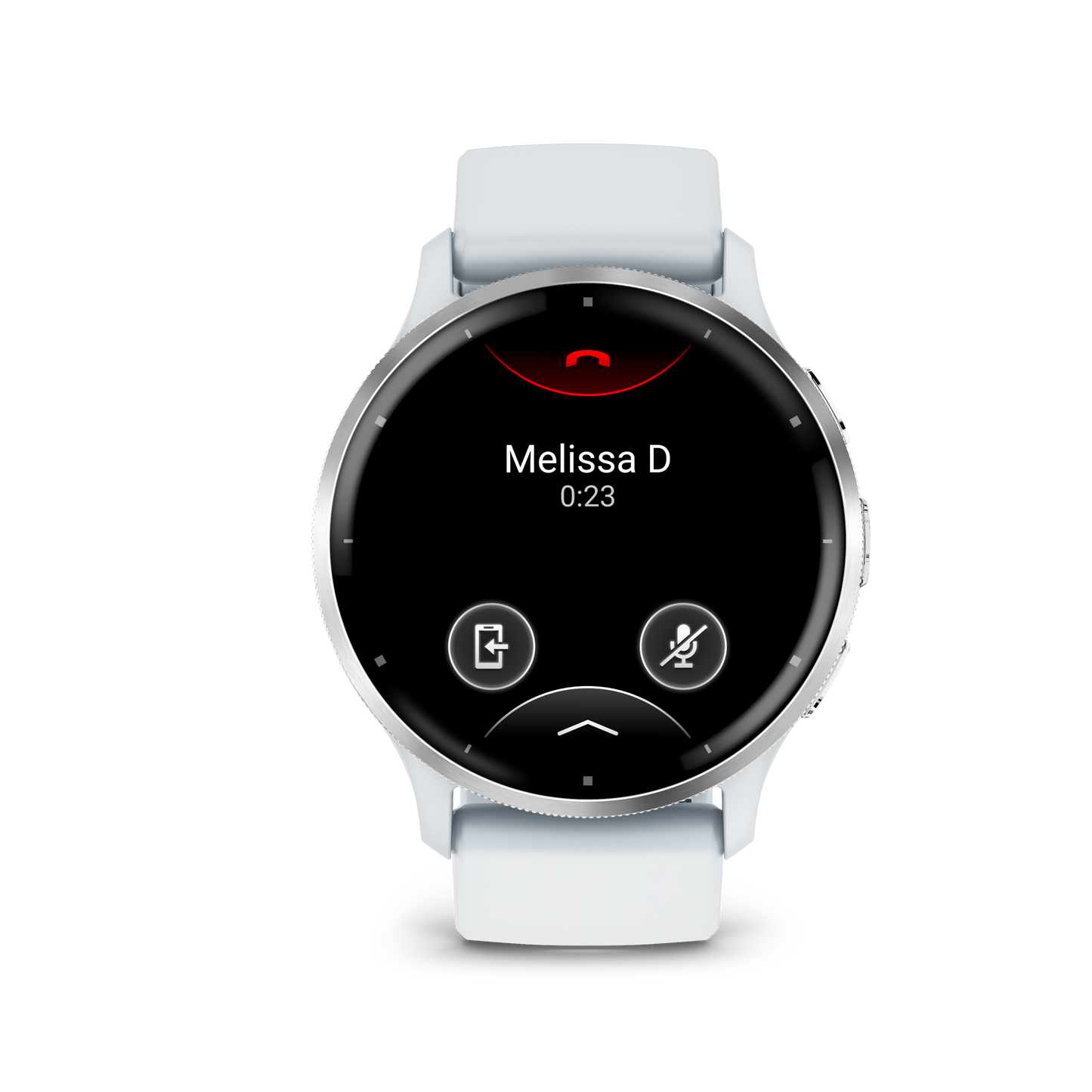 Venu 3 - 45mm - Silver Stainless Steel Bezel with Whitestone Case and Silicone Band