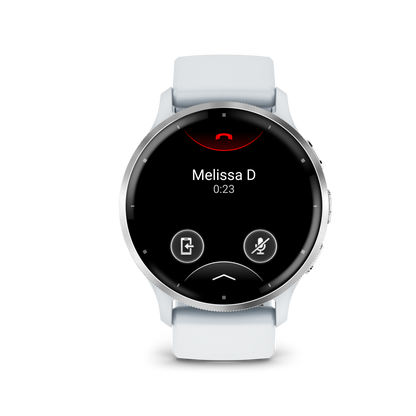 Venu 3 - 45mm - Silver Stainless Steel Bezel with Whitestone Case and Silicone Band