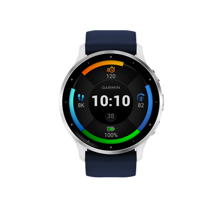 Venu 3 - 45mm - Silver Stainless Steel Bezel with Whitestone Case and Silicone Band