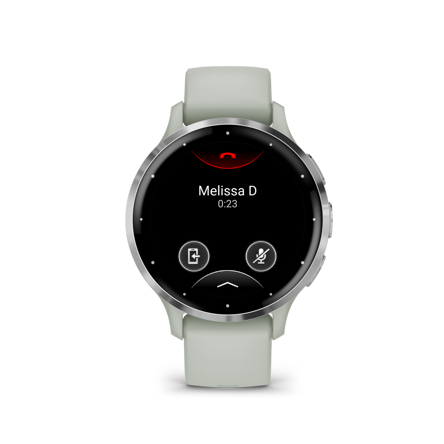 Venu 3S - 41 mm - Silver Stainless Steel Bezel with Sage Gray Case and Silicone Band