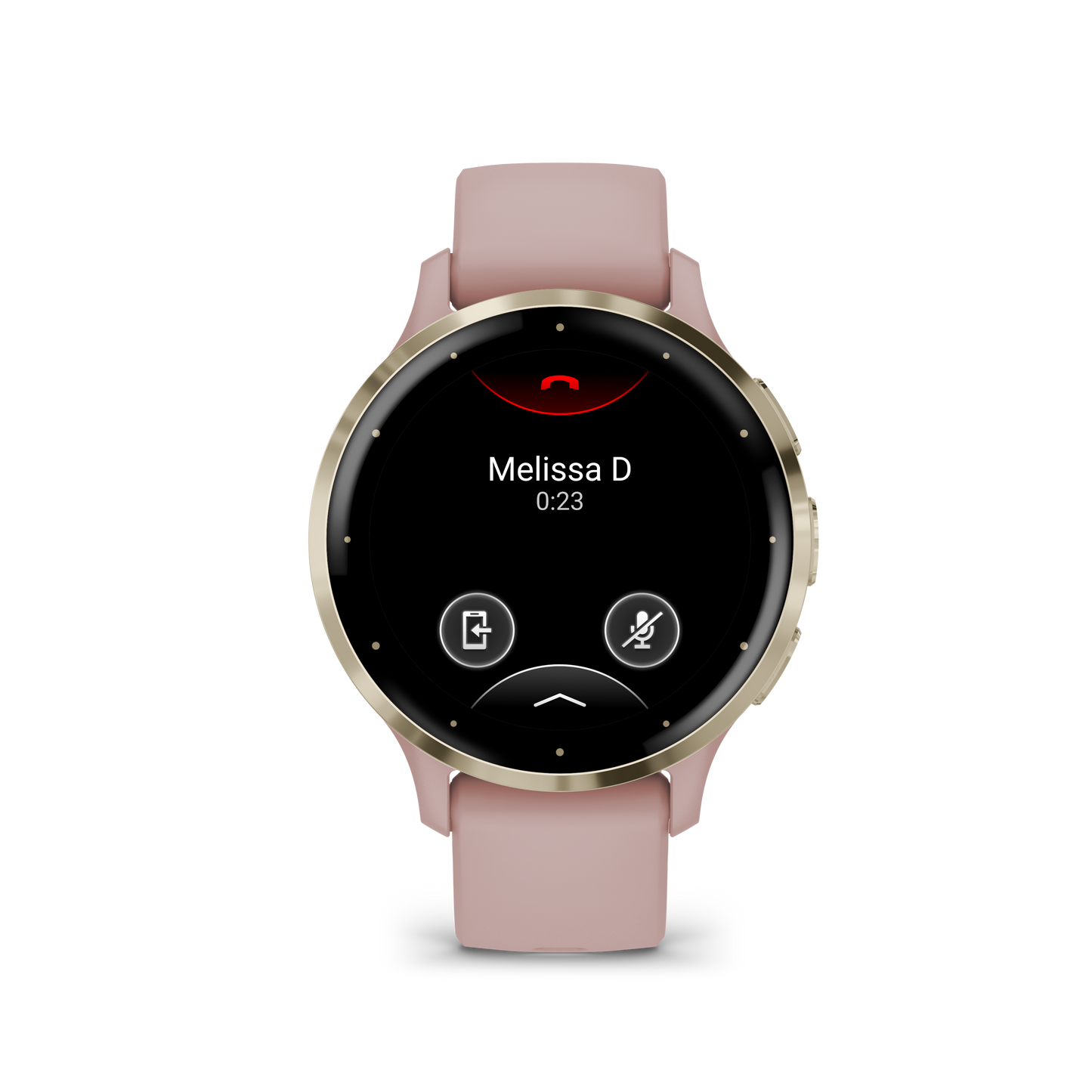 Venu 3S - 41 mm - Soft Gold Stainless Steel Bezel with Dust Rose Case and Silicone Band