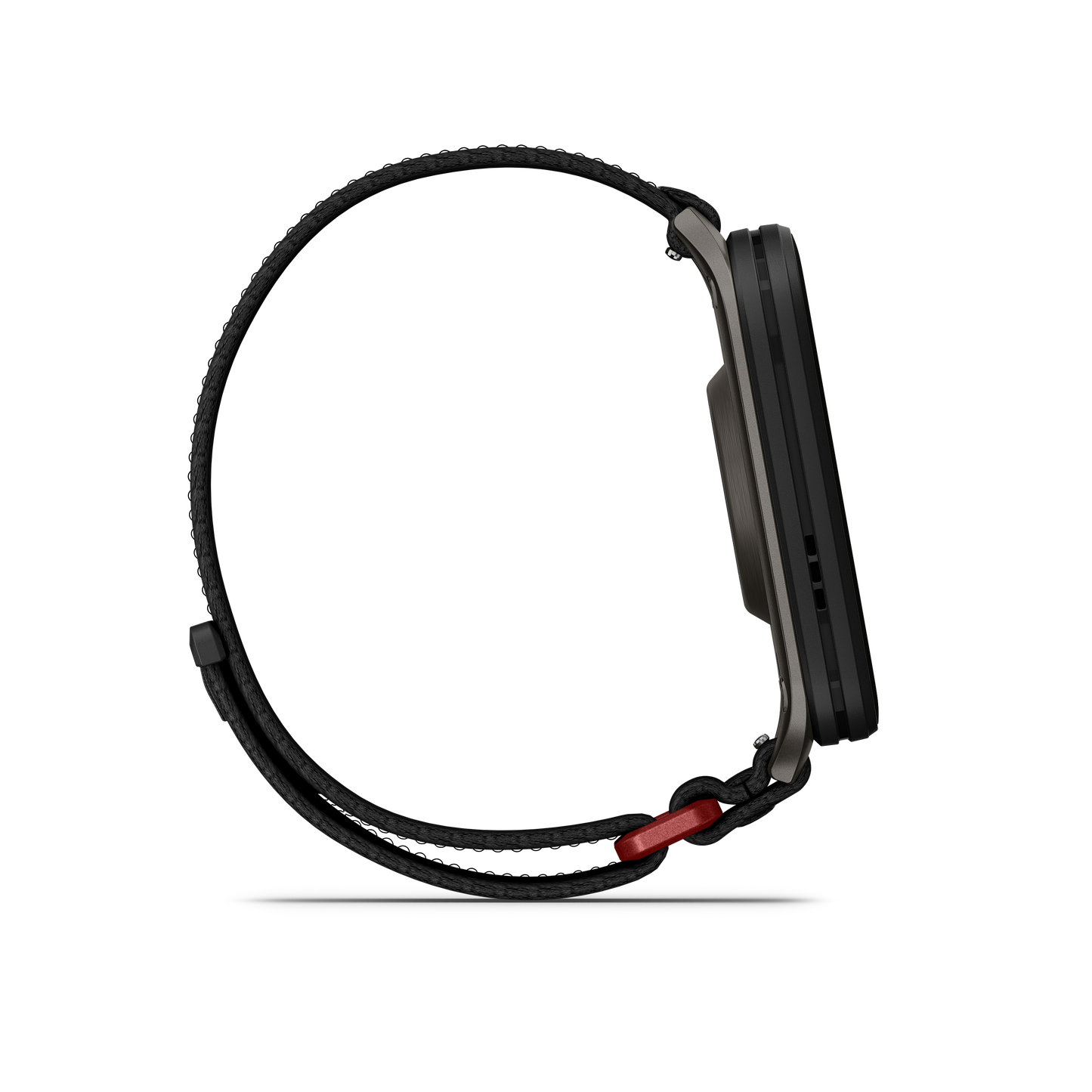 Venu® X1, Black with Slate Titanium Caseback and Black ComfortFit Nylon Band