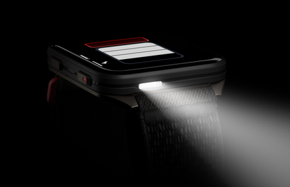 Venu® X1, Black with Slate Titanium Caseback and Black ComfortFit Nylon Band