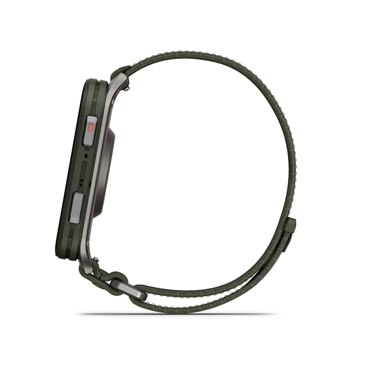 Venu® X1, Moss with Titanium Caseback and Moss ComfortFit Nylon Band