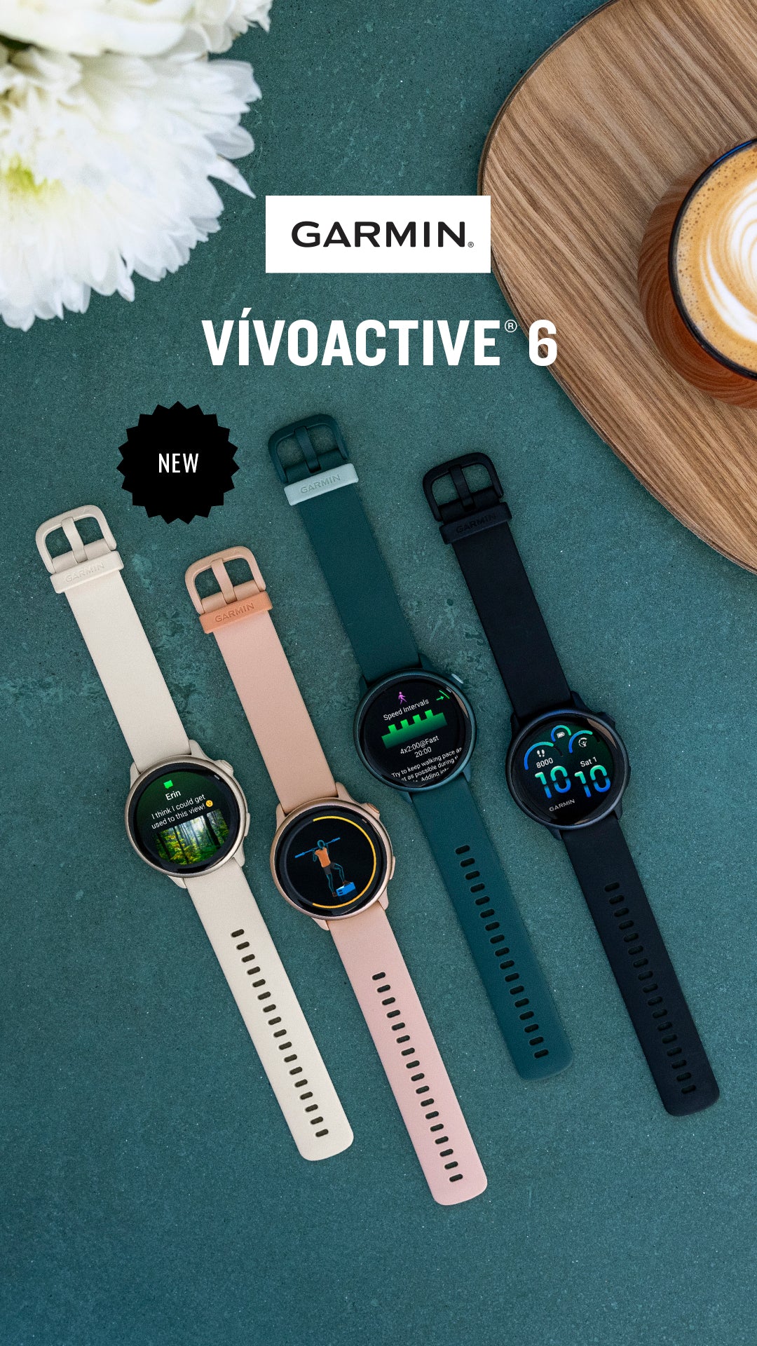vívoactive® 6, Slate with Black Band