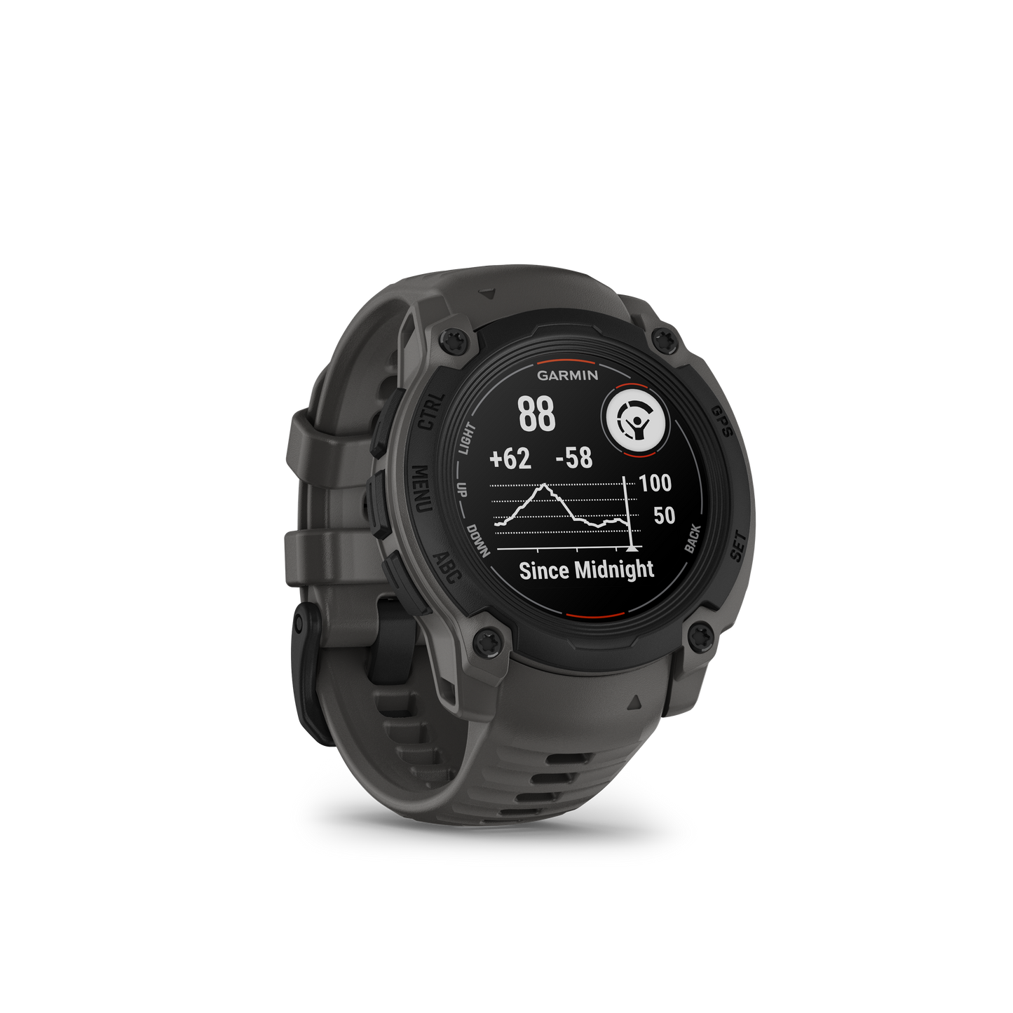 Instinct E – 40 mm, Black with charcoal band