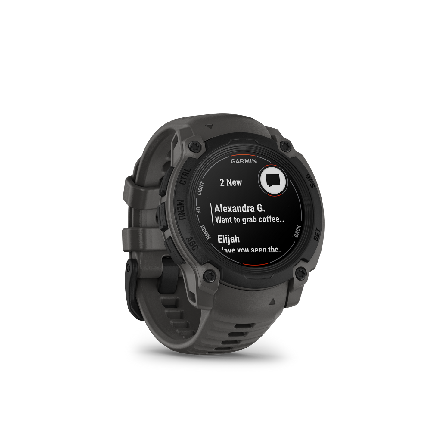 Instinct E – 40 mm, Black with charcoal band