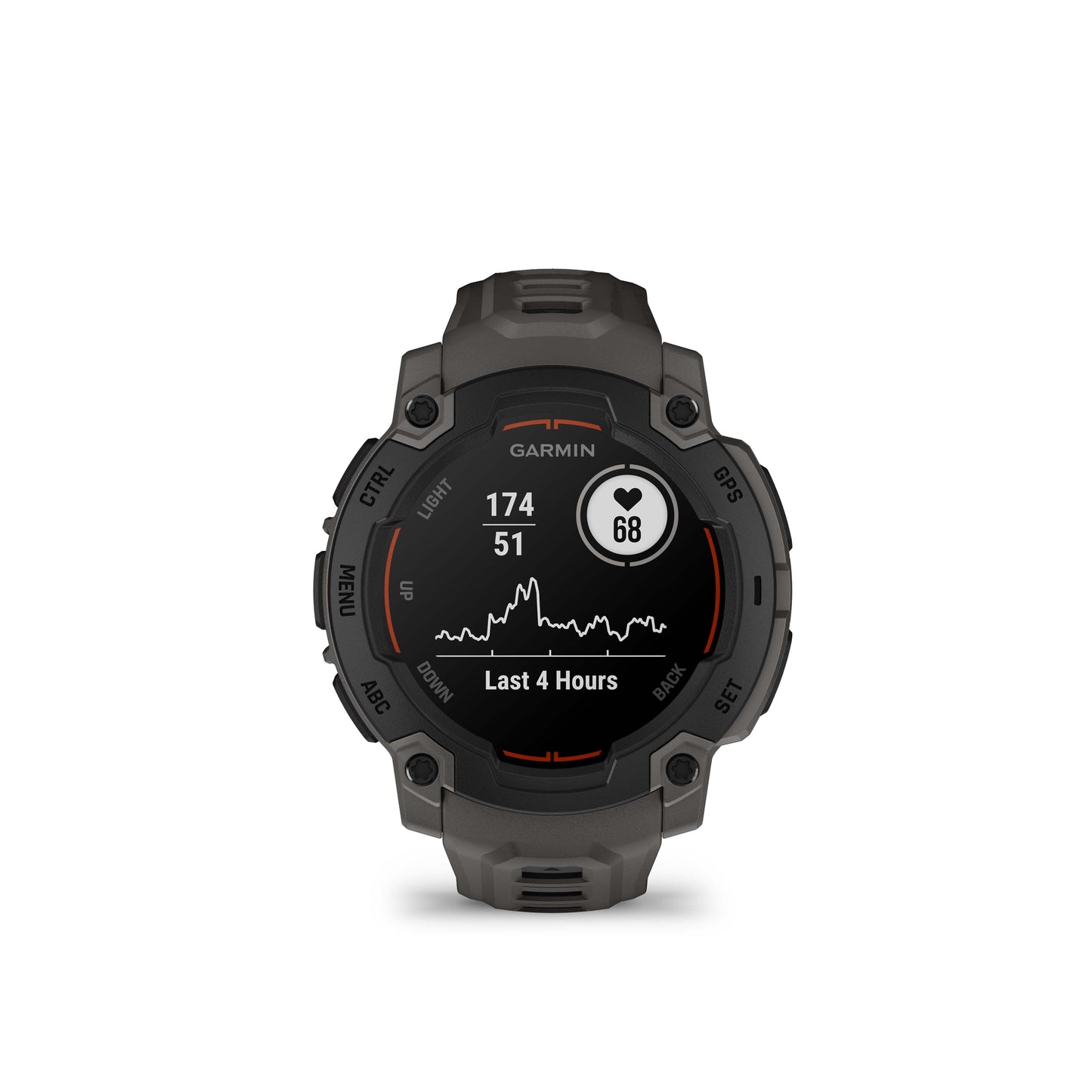 Instinct E – 45 mm, Black with charcoal band
