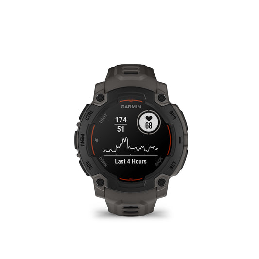 Instinct E – 45 mm, Black with charcoal band