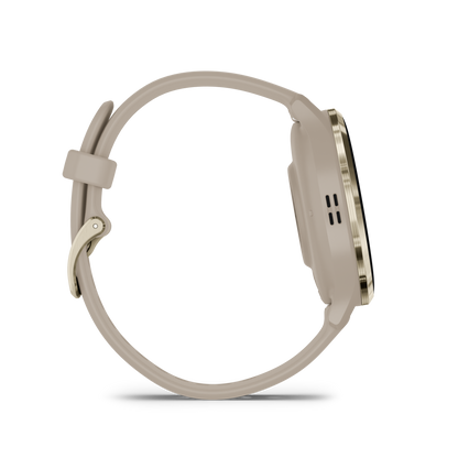 Venu 3S - 41 mm - Soft Gold Stainless Steel Bezel with French Gray Case and Silicone Band